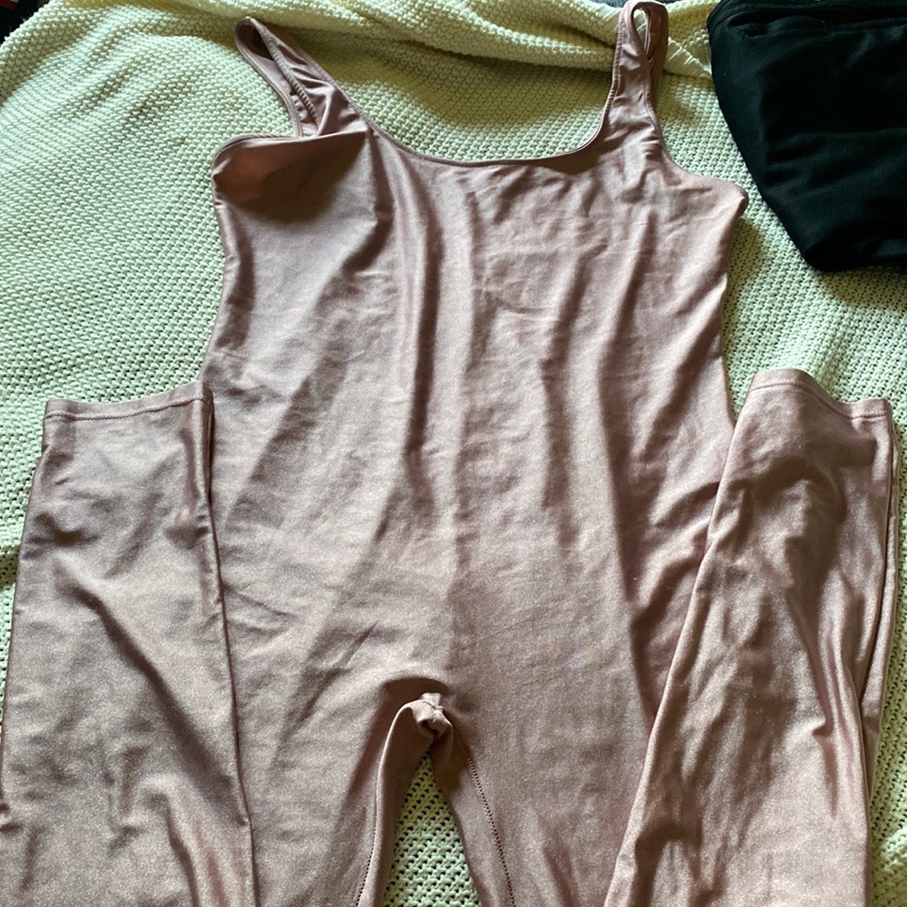 Body suit rose gold